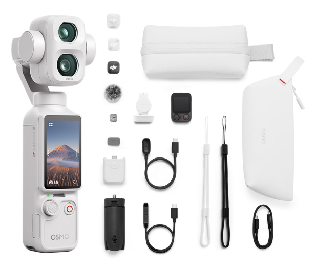 DJI Osmo Pocket 4P Vlog Combo (Biała) - 1615513 - zdjęcie